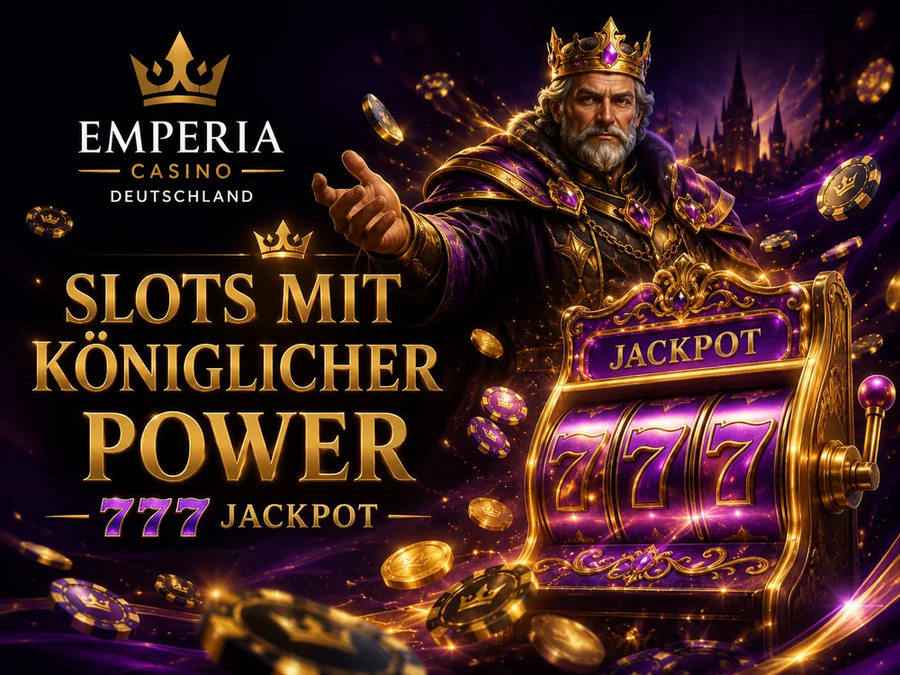 Emperia Casino Slots mit 777 Jackpot und königlichem Design